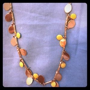 Jcrew yellow & gold Necklace